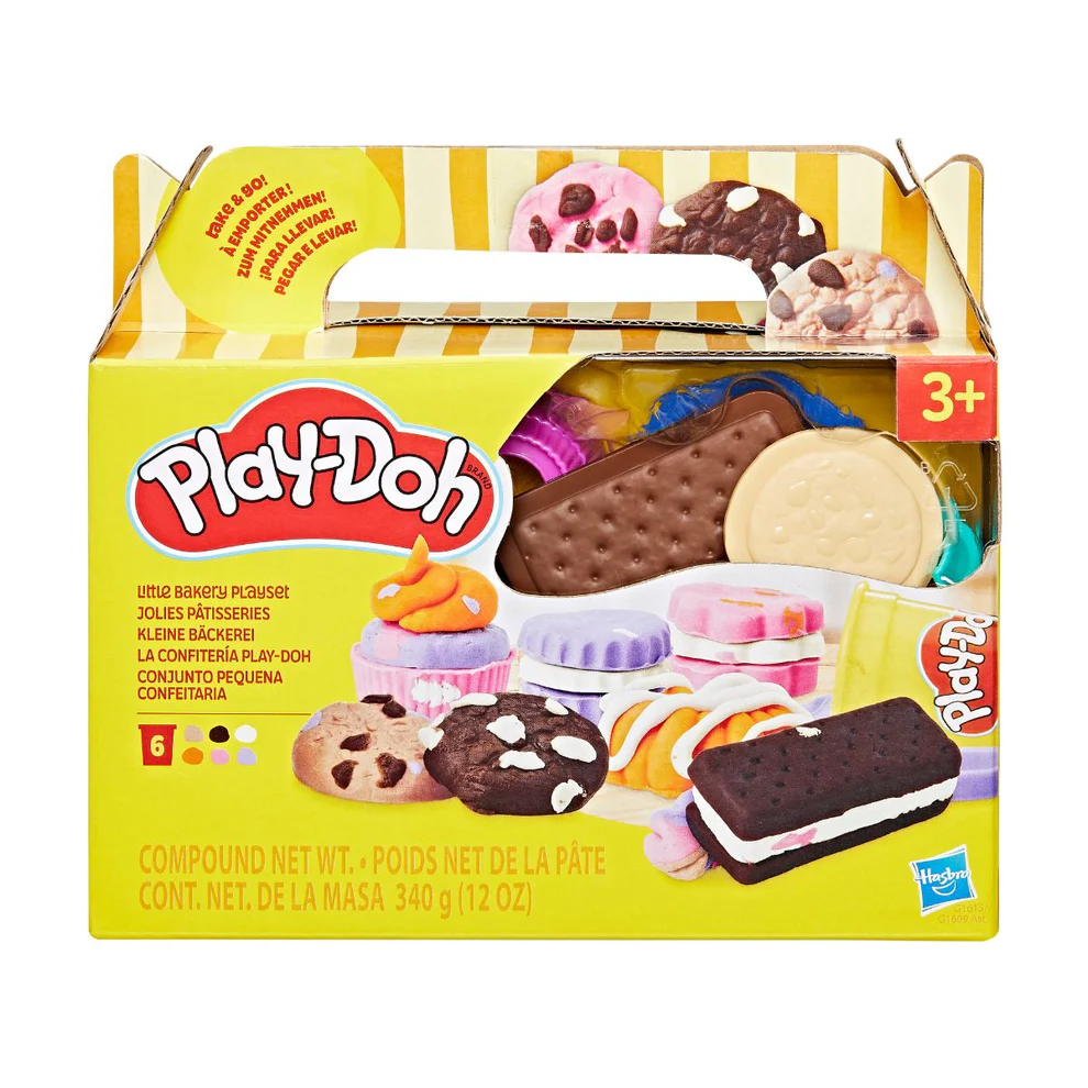 PLAYDOH Combo Bộ Khuôn Làm Bánh Nhỏ Xinh  Và Bột Nặn 4 Màu CBG1615/G1609-B5517