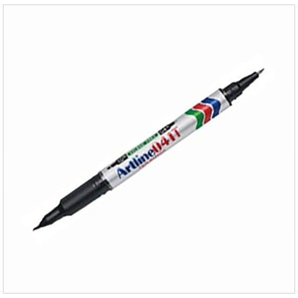 Bút lông dầu 2 ngòi 0.4 - 1.0mm EK-041T BK (PM)