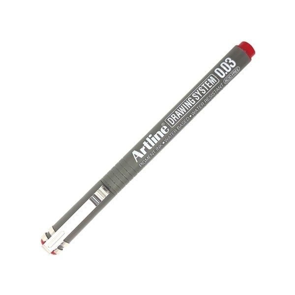 Bút Vẽ Kĩ Thuật 0.03mm Artline EK-2303 - Màu Đỏ (PM)