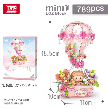 Đồ Chơi Lắp Ráp Khinh Khí Cầu 789Pcs