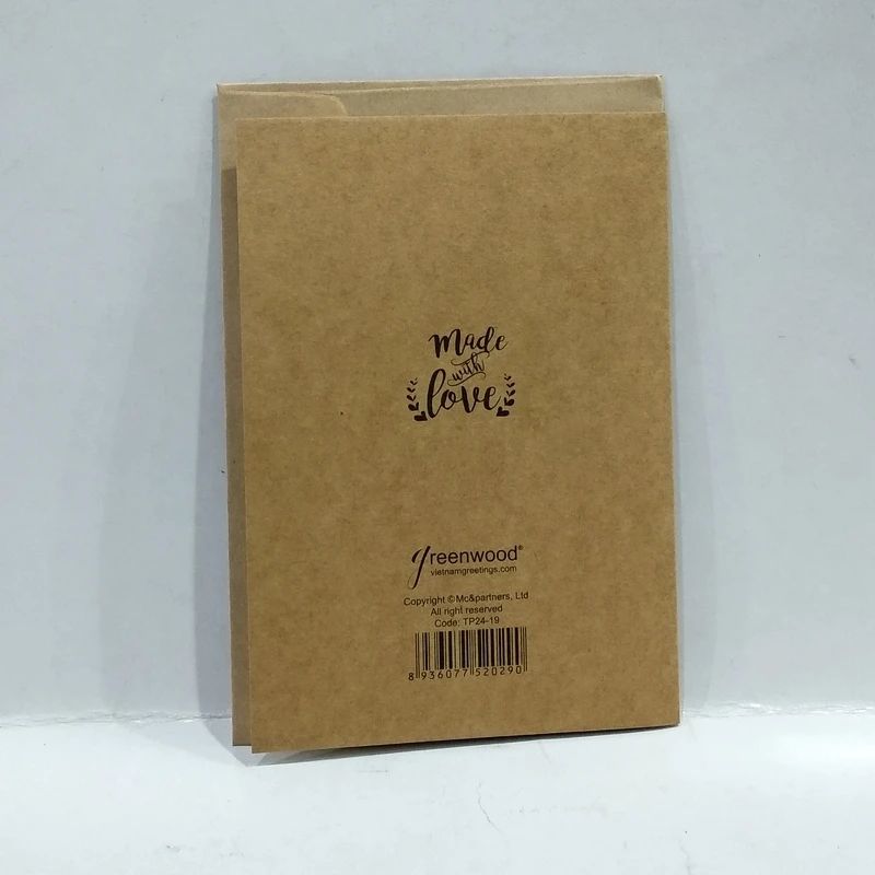 Thiệp Greenwood-Giấy Xi Măng (10*15) (Mc&Partners) - Giao Ngẫu Nhiên