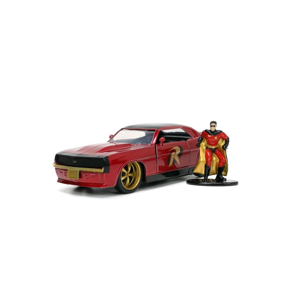 Jada Toys Xe Dc Batman Chevrolet Camaro & Robin Figure 33088