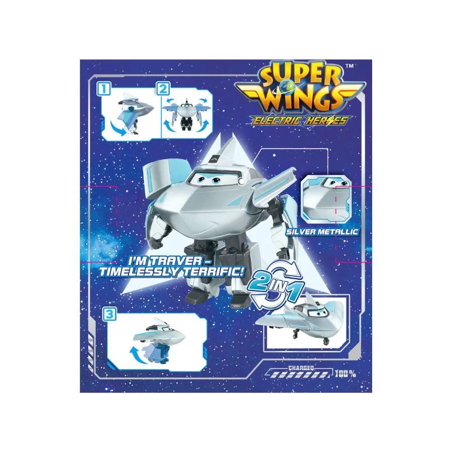 SuperWings Robot Biến Hình Traver Sôi Nổi