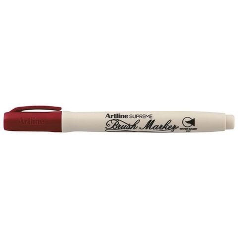Artline Supreme Brush Bút Lông Kim - Đỏ Đậm VEPF-FDRD (PM)
