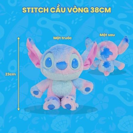 AOGER Thú Bông Stitch Cầu Vòng 38CM AG2306128