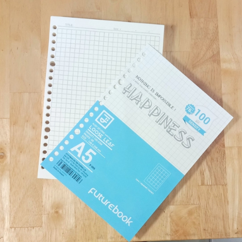P005 - Ruột Sổ Còng Happiness 100Gsm A5 (Cr,Kn,Cd)
