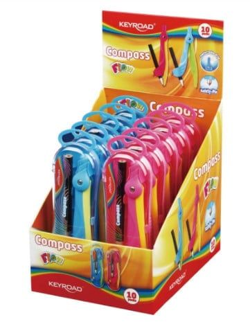 Compa Kèm Viết Chì Gỗ Keyroad KR971523