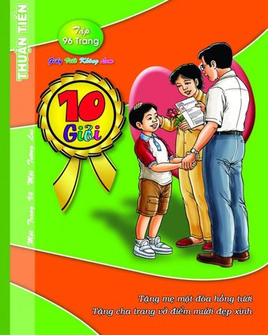 Tập Thuận Tiến 48trang ĐL 100 4 Ô Ly  - Điểm 10