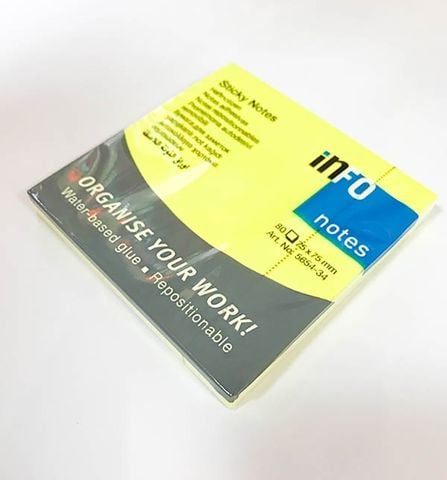 Giấy Note 5654 33 Vàng Chanh