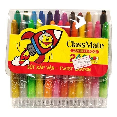 Bút Sáp Vặn 24 Màu ClassMate CL-TC103 (TK)