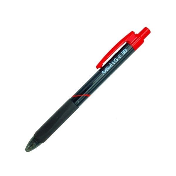 Bút Bi Bấm Artline EGB-SG8850 - 0.5mm - Mực Đỏ (PM)