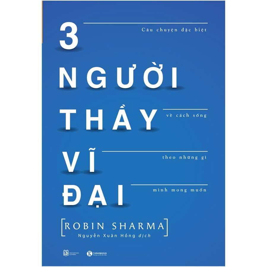 3 Người Thầy Vĩ Đại (Tái bản năm 2022) (Bìa mềm)