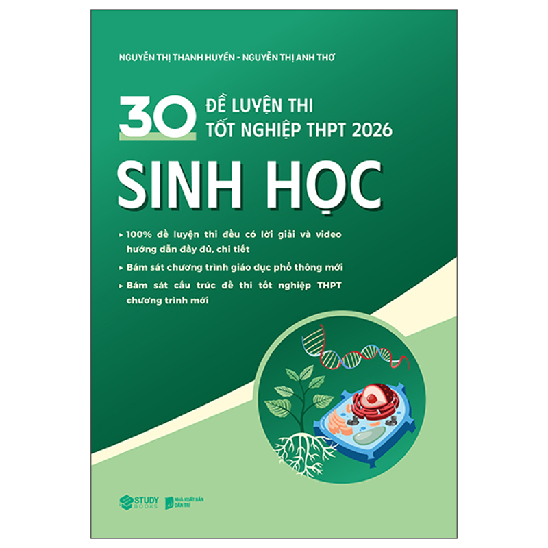 30 Đề Luyện Thi Tốt Nghiệp THPT 2026- Sinh Học
