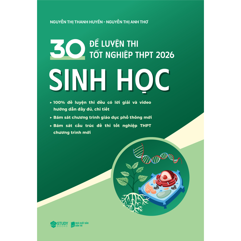 30 Đề Luyện Thi Tốt Nghiệp THPT 2026- Sinh Học