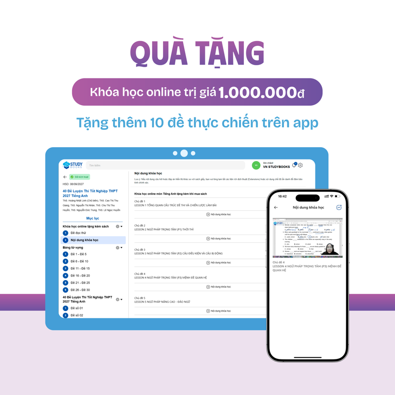 30+ Đề Luyện Thi Tốt Nghiệp THPT 2027 - Hóa Học