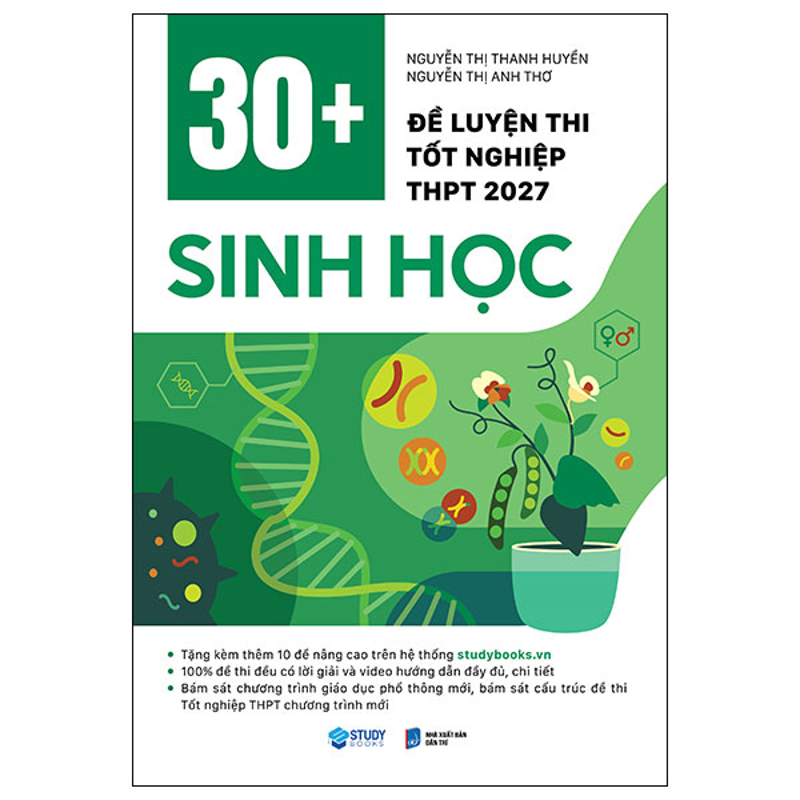 30+ Đề Luyện Thi Tốt Nghiệp THPT 2027 - Sinh Học
