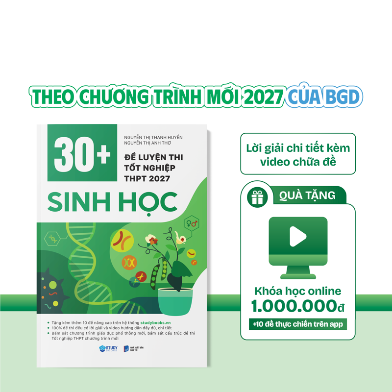 30+ Đề Luyện Thi Tốt Nghiệp THPT 2027 - Sinh Học