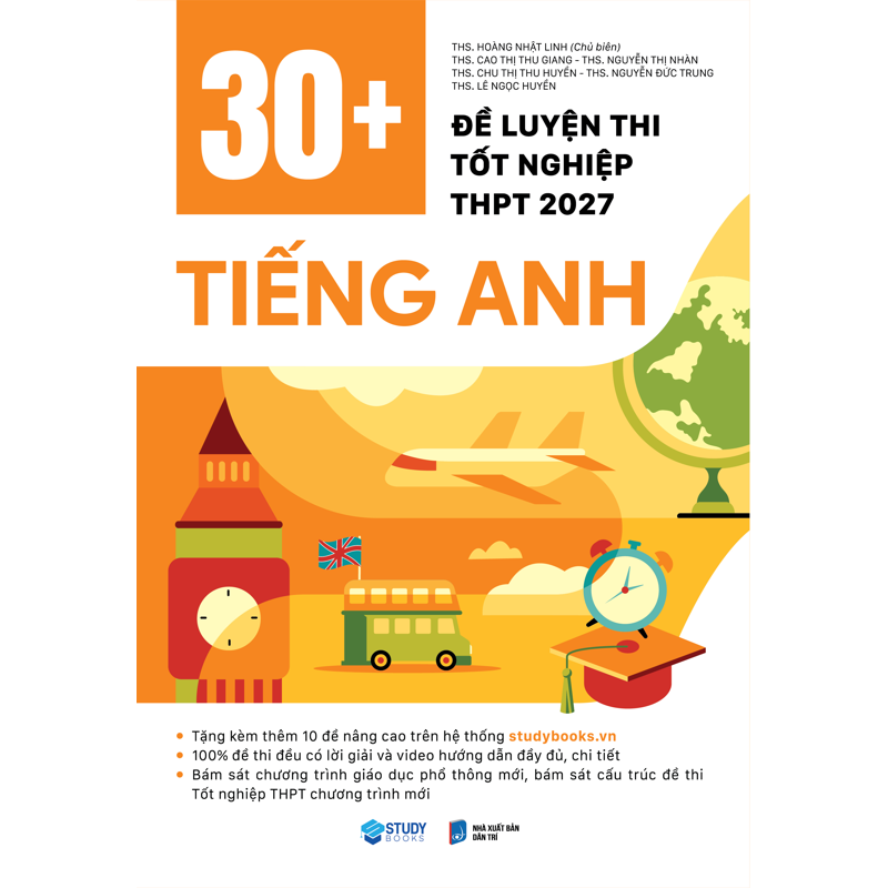 30+ Đề Luyện Thi Tốt Nghiệp THPT 2027 - Tiếng Anh