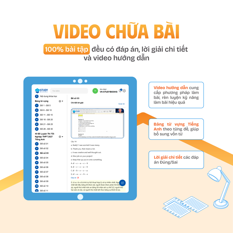 30+ Đề Luyện Thi Tốt Nghiệp THPT 2027 - Tiếng Anh