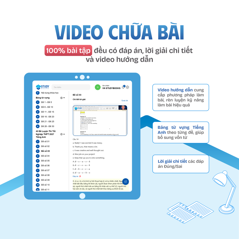 30+ Đề Luyện Thi Tốt Nghiệp THPT 2027 - Toán