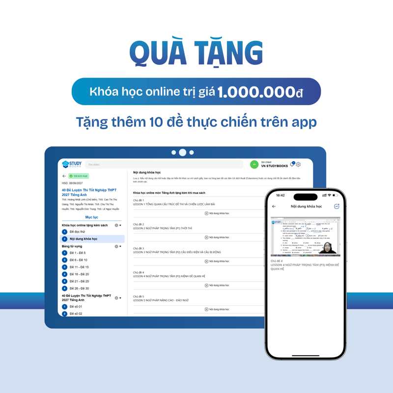30+ Đề Luyện Thi Tốt Nghiệp THPT 2027 - Vật Lí