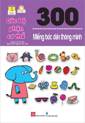 300 Miếng Bóc Dán Thông Minh - Các Bộ Phận Cơ Thể