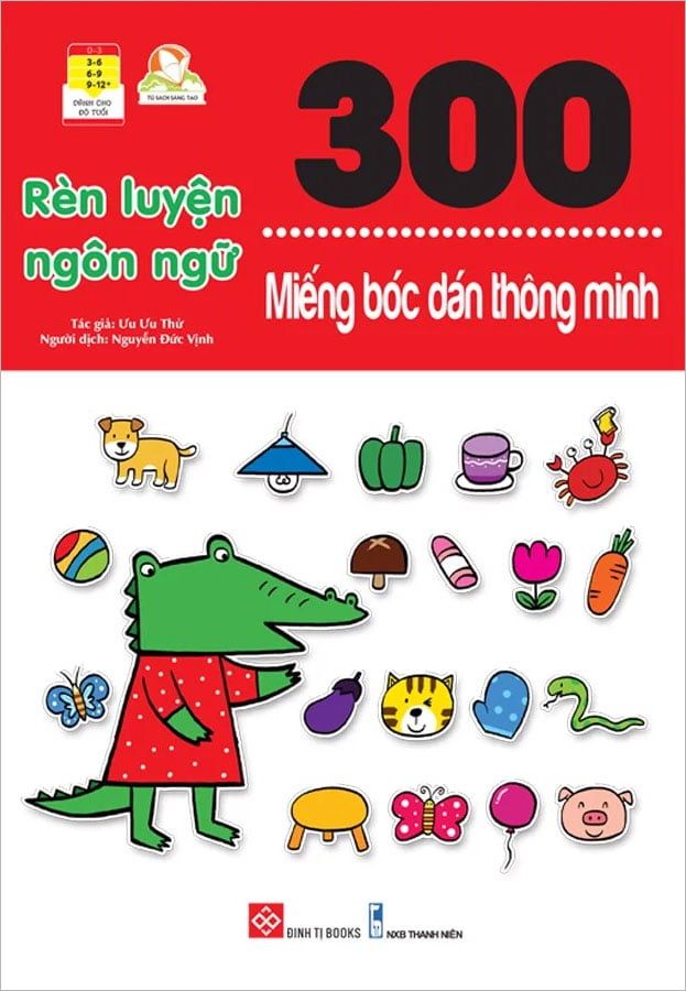 300 Miếng Bóc Dán Thông Minh - Rèn Luyện Ngôn Ngữ