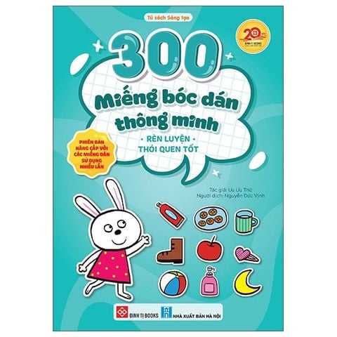 300 Miếng Bóc Dán Thông Minh-Rèn Luyện Thói Quen Tốt (Miếng Dán Dùng Nhiều Lần)