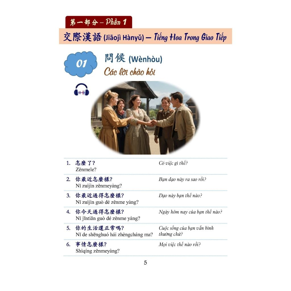 3000 Câu Giao Tiếp Tiếng Hoa Thông Dụng (Chữ Phồn Thể)