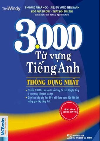 3000 Từ Vựng Tiếng Anh Thông Dụng Nhất (Tái bản năm 2023)