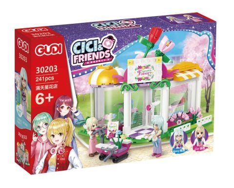 ĐỒ CHƠI LẮP RÁP CỬA HÀNG HOA 241PCS 30203 [XIN-LE-XIN]