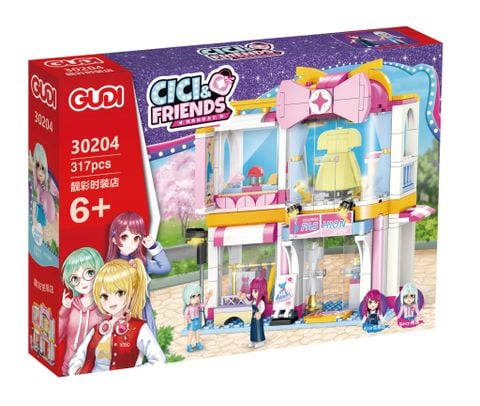 ĐỒ CHƠI LẮP RÁP CỬA HÀNG THỜI TRANG 317PCS 30204 [XIN-LE-XIN]