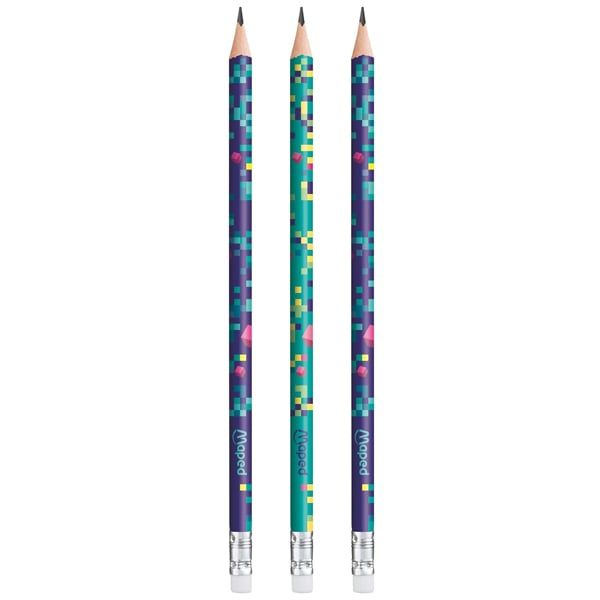 MAPED - CHÌ ĐEN CÓ GÔM PIXEL PARTY - HBX3 - 829615 (MS)