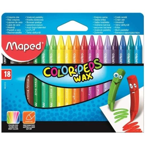 MAPED- MÀU SÁP WAX COLOR'PEPS - 18 - 861012 (MS)