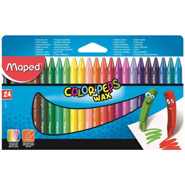 MAPED- MÀU SÁP WAX COLOR'PEPS - 24 - 861013 (MS)