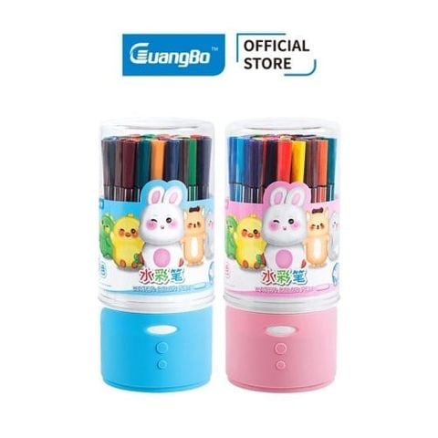 Guangbo - Viết Lông H02008 18 Màu Hộp Tròn
