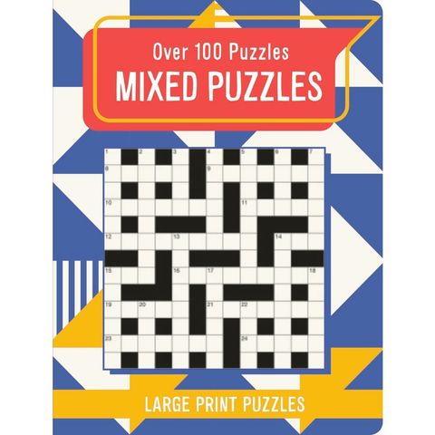 Geometric Large Print Puzzle Book