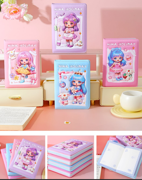 Sổ Bìa Da Teen A6 50K1022-9 264Tr