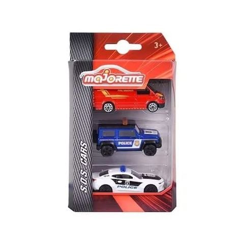 Majorette Bộ 3 Xe Mô Hình Cứu Hộ S.O.S 212057261038