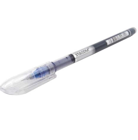 STACOM GP1038_A VIẾT BI MỰC GEL NẮP ĐẬY 0.38MM- ĐEN(12C/H(5390-ST)