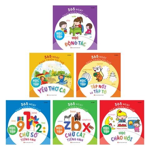365 Ngày Phát Triển Trí Tuệ - Học Tập (Bộ 6 cuốn)