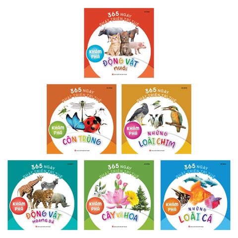 365 Ngày Phát Triển Trí Tuệ - Khám Phá (Bộ 6 cuốn)