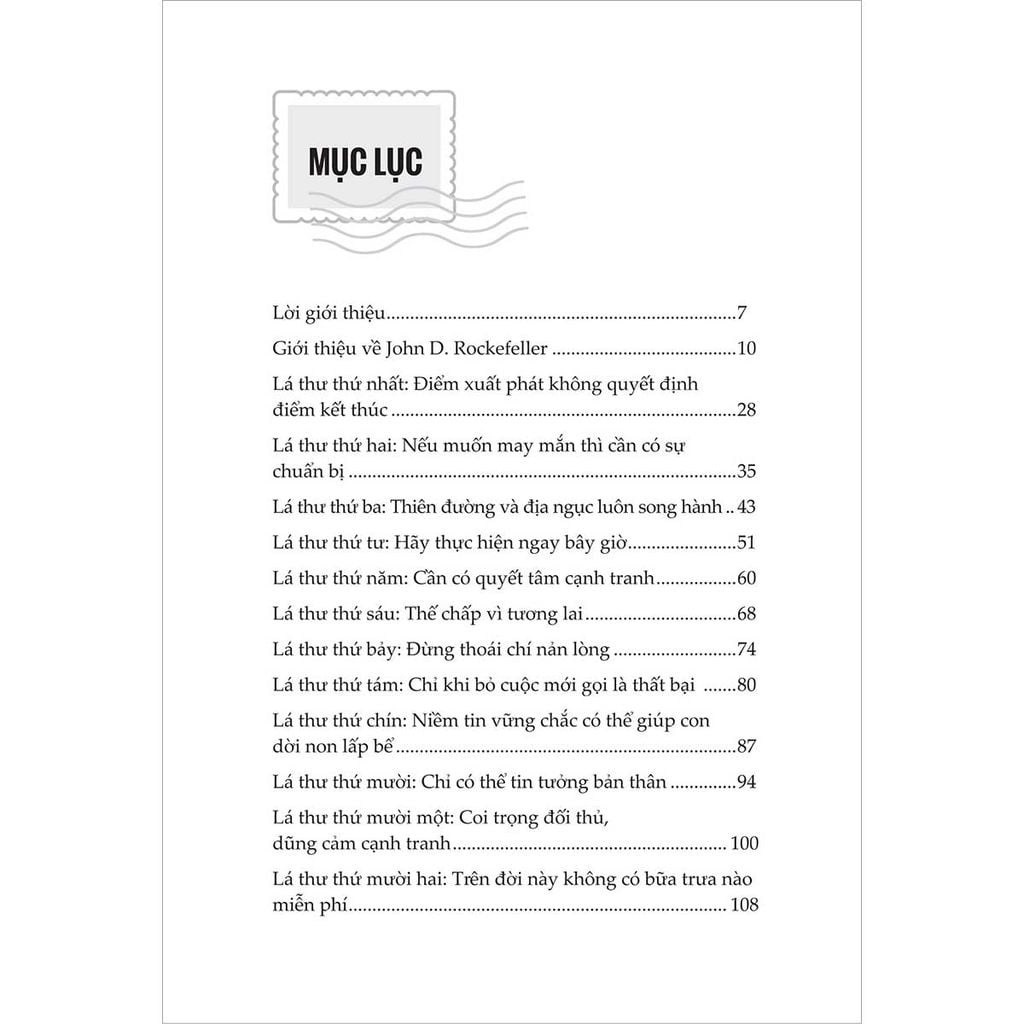 38 Lá Thư Rockefeller Gửi Cho Con Trai