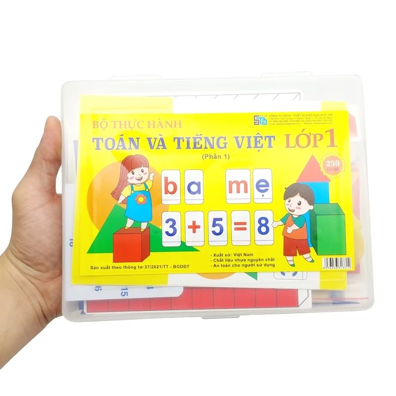 Bộ Thực Hành Toán - Tiếng Việt Lớp 1 ( Tập 1 + 2 )