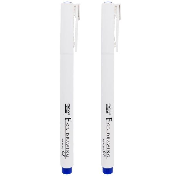 Bút Vẽ Kĩ Thuật Marvy 4600 Màu Xanh Ngòi 0.8