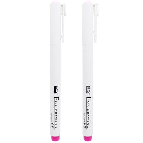 Bút Vẽ Kỹ Thuật  Marvy 4600 - Mực Hồng Ngòi 0.8