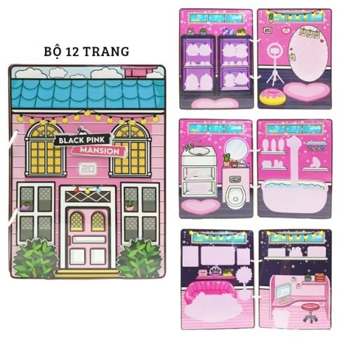 HỌC LIỆU NGÔI NHÀ BÚP BÊ BLACKPINK MANSION (CHANH)