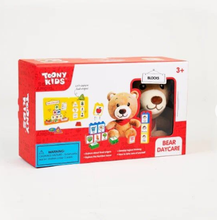 T.Kids Lắp Ráp, Học Và Chơi Cùng Gấu Nâu Tn00622 (G.Long)
