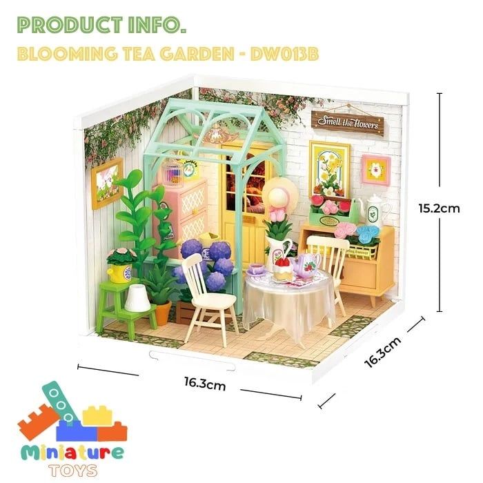 ROBOTIME LẮP RÁP VƯỜN TRÀ NỞ RỘ DW013B (LL)