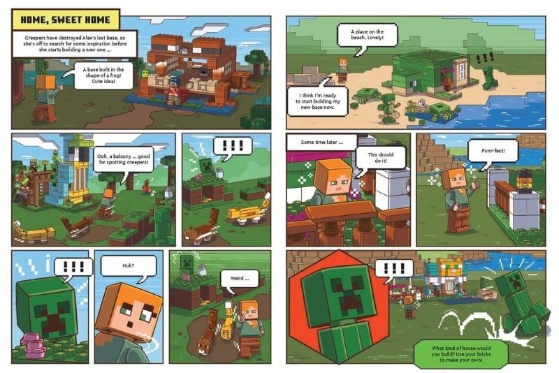 Lego Minecraft: Alex vs. Creeper _ Mom 0626